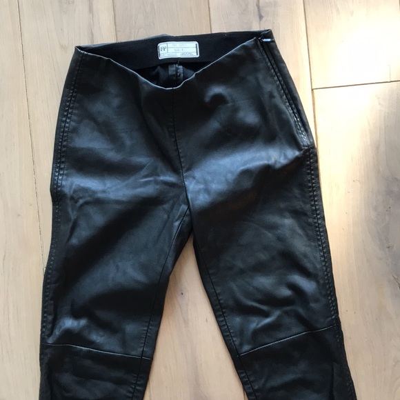 Free People Lana Vegan Leather Pants - Picture 4 of 12